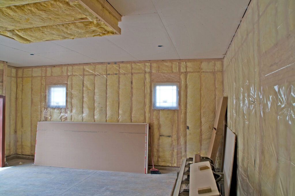 garage fiberglass insulation